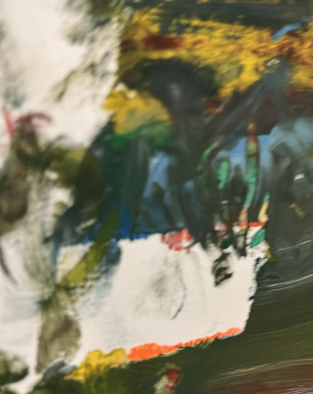 La pazzia - Composizione astratta dal ritmo caotico e dinamico.