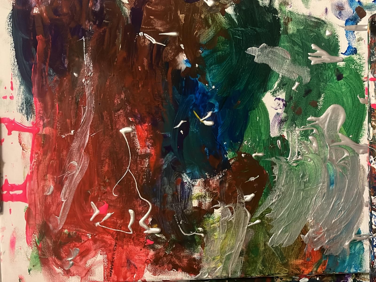 Paesaggio natalizio - Colori accesi che formano un prato natalizio da toccare con mano.
Il Natale è ormai vicino!